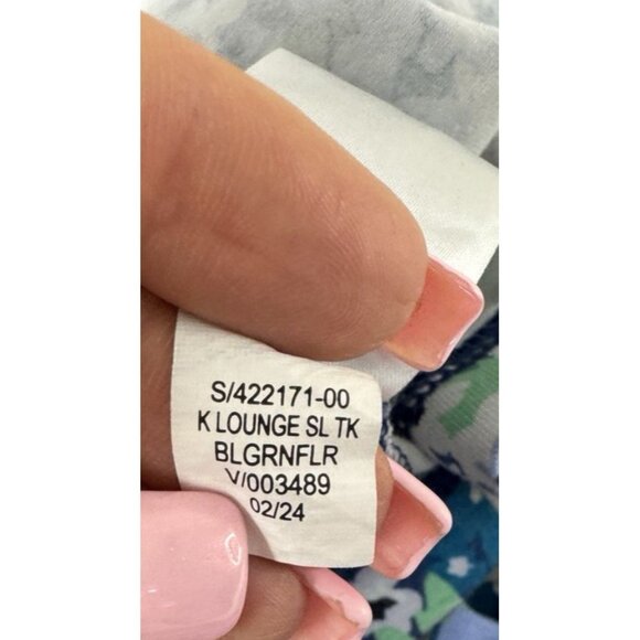 Old Navy S Fairycore Blue Purple Whimsy Floral Cropped Tank Cottagecore Boho - Picture 6 of 8